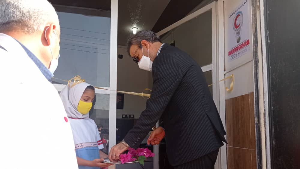 افتتاح خانه هلال شهر چغادک
